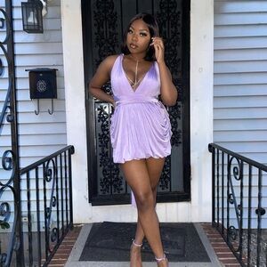 KIKIRIKI PURPLE DRESS